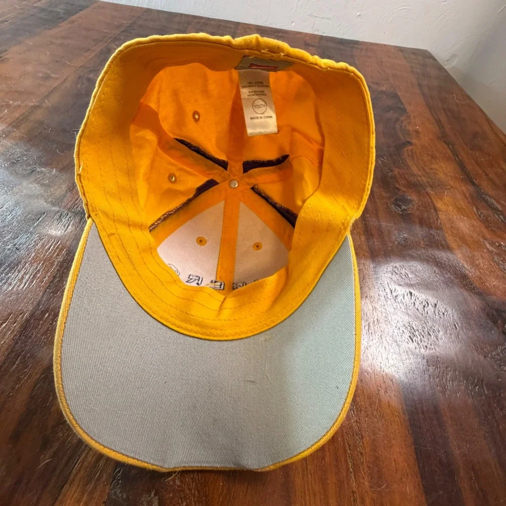Nike Team LSU Tigers Youth Hat Yellow Purple Cotton Baseball Cap 4831-001-37